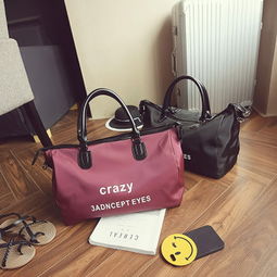 新款韓版女包潮流牛津布大手提包時尚休閑機(jī)車字母單肩斜跨包批發(fā) 溜溜箱包